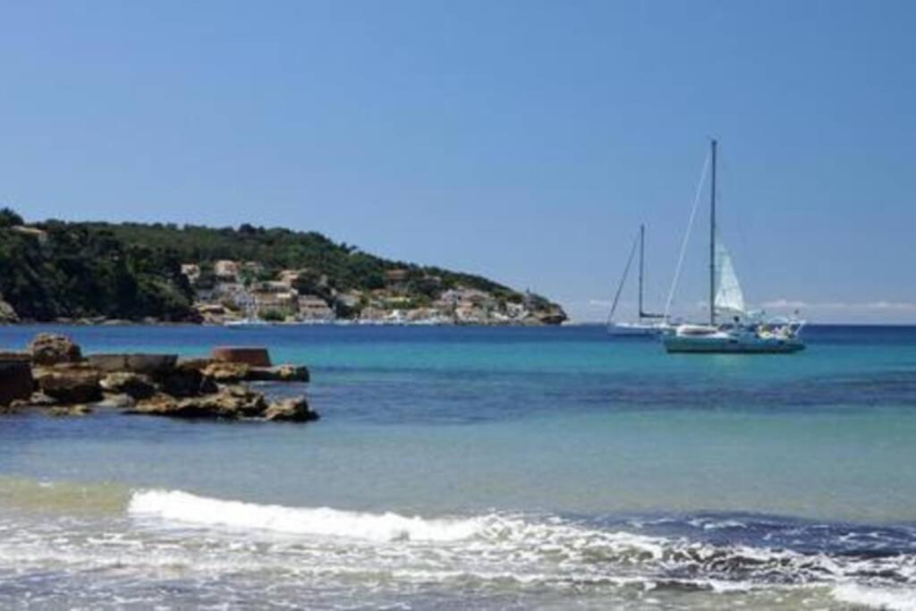 Appartement T2 Rez De Villa Proche Bord De Mer Le Pradet Kültér fotó